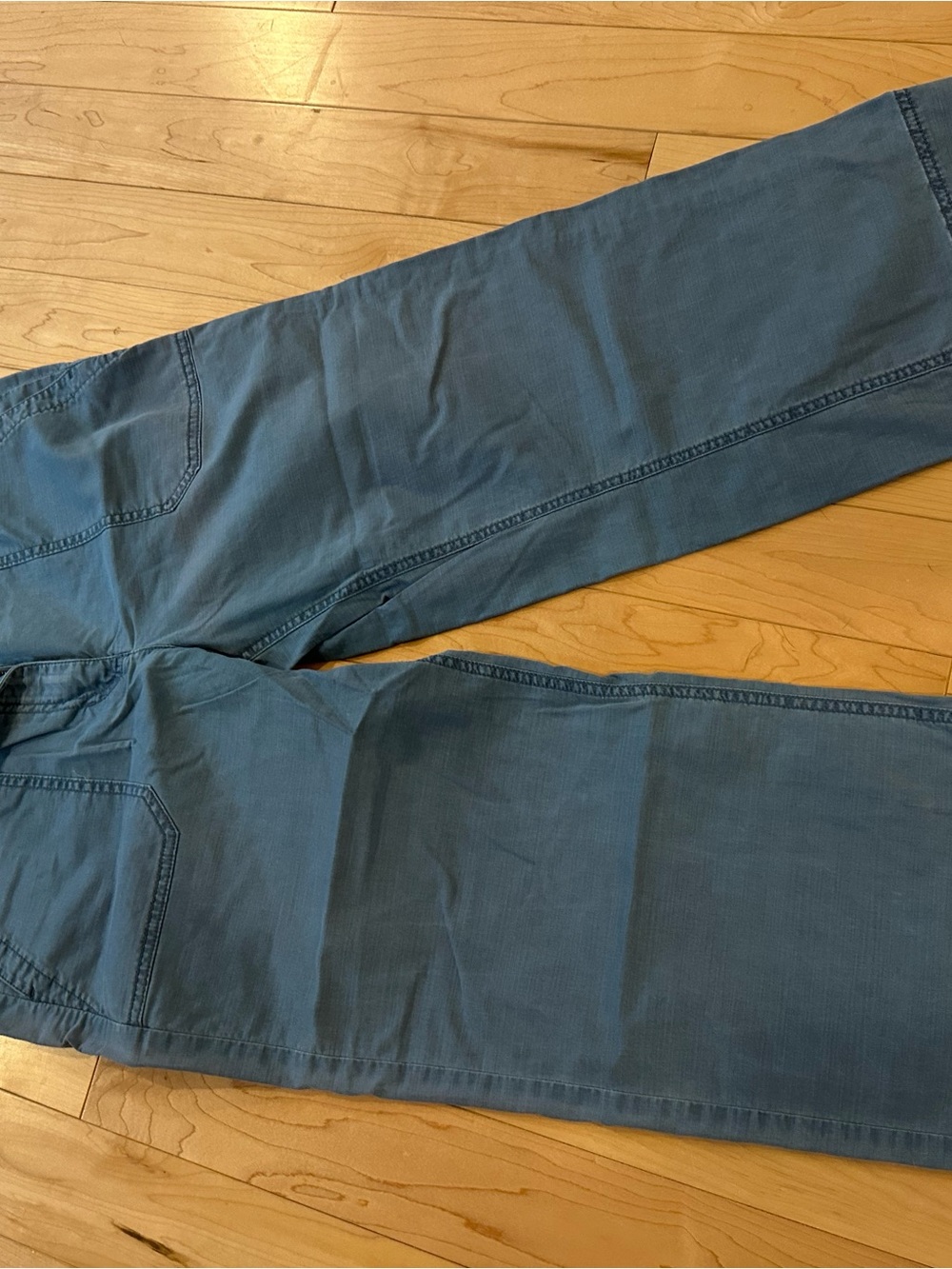 L.L.Bean Signature Casual Blue Straight-Leg Pants